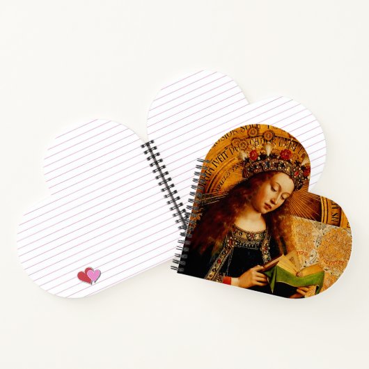 Jungfrau Mary von Jan van Eyck Notizblock (Innenseite)