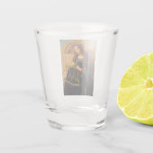 Jungfrau Mary von Jan van Eyck Schnapsglas (Rückseite)