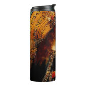 Jungfrau Mary von Jan van Eyck Thermosbecher (Nach links gedreht)