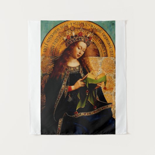 Jungfrau Mary von Jan van Eyck Wandteppich (Vorderseite)
