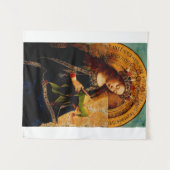 Jungfrau Mary von Jan van Eyck Wandteppich (Vorderseite (Horizontal))