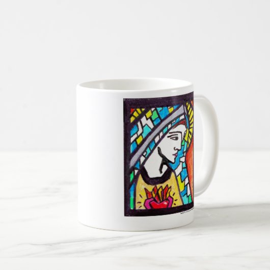 Jungfrau-Mary-Waren Kaffeetasse (VorderseiteRechts)