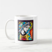 Jungfrau-Mary-Waren (Tasse 2-sided) Kaffeetasse (Links)