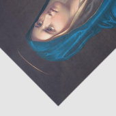 Jungfrau Mary weint E. Steinmann Seidenpapier (Ausschnitt)