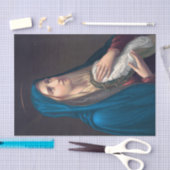 Jungfrau Mary weint E. Steinmann Seidenpapier (Handwerk)