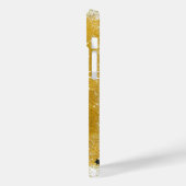 Jungfrau Mary White & Gold Starry Crown Case-Mate iPhone Hülle (Rückseite / Links)