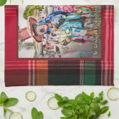 Jungfrau Masqueraders St. Croix USVI Madras Geschirrtuch (Gefaltet)