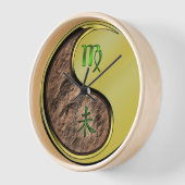 Jungfrau & Metall Ziege Uhr (Winkel)