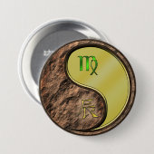 Jungfrau & Metalldrache Button (Vorne & Hinten)