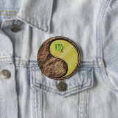 Jungfrau & Metalldrache Button (Beispiel)