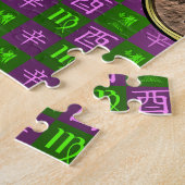 Jungfrau & Metallhahn Puzzle (Seite)
