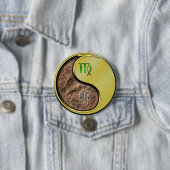 Jungfrau & Metallhase Button (Beispiel)
