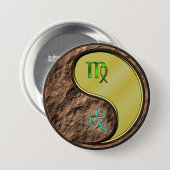 Jungfrau & Metallhund Button (Vorne & Hinten)