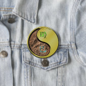Jungfrau & Metallschlange Button (Beispiel)