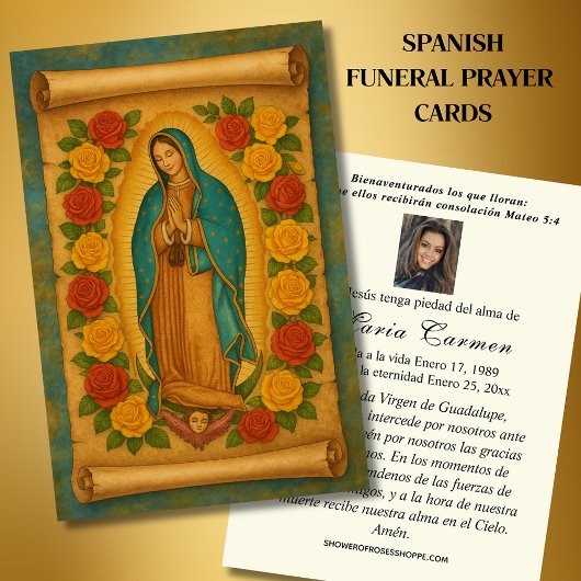 Jungfrau Mexico Guadalupe Spanisches Beerdigungsge