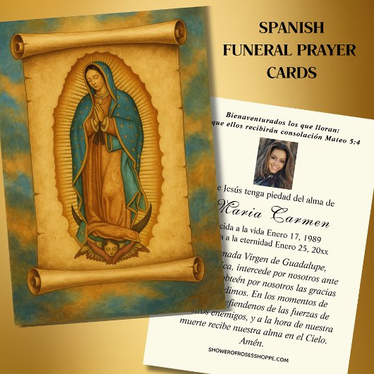 Jungfrau Mexico Guadalupe Spanisches Beerdigungsge