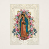 Jungfrau Mexico Guadalupe Spanisches Beerdigungsge (Vorderseite)