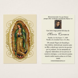 Jungfrau Mexiko Guadalupe Spanisches Totengebet