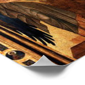 "Jungfrau mit Engeln befunden" Poster (Ecke)