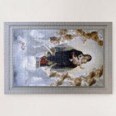 Jungfrau mit Engeln von William Adolphe Bouguereau Puzzle (Horizontal)