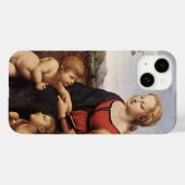 Jungfrau mit Jesus und Johannes von Raphael Case-Mate iPhone Hülle (Rückseite (Horizontal))