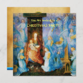 JUNGFRAU MIT KIND - ANGELKONZERT EINLADUNG (Vorne/Hinten)