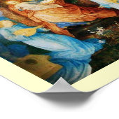 JUNGFRAU MIT KIND - ANGELKONZERT POSTER (Ecke)