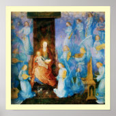 JUNGFRAU MIT KIND - ANGELKONZERT POSTER (Vorne)