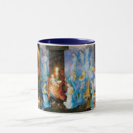 JUNGFRAU MIT KIND - ANGELKONZERT TASSE (Zentrum)