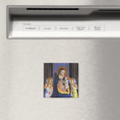 JUNGFRAU MIT KIND, ANGELN UND SITZEN MAGNET (In Situ (Geschirrspüler))