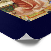 JUNGFRAU MIT KIND, ANGELN UND SITZEN POSTER (Ecke)
