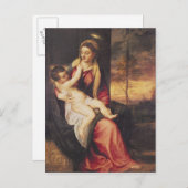 Jungfrau mit Kind bei Sonnenuntergang, 1560 Postkarte (Vorne/Hinten)