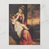 Jungfrau mit Kind bei Sonnenuntergang, 1560 Postkarte (Vorderseite)