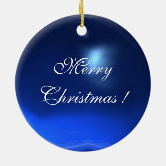 JUNGFRAU MIT KIND ,Blue Saphir Keramik Ornament (Hinten)