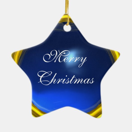 JUNGFRAU MIT KIND ,Blue Saphir Keramik Ornament (Hinten)