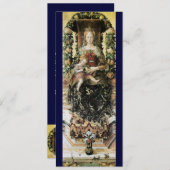 JUNGFRAU MIT KIND EINLADUNG (Vorne/Hinten)