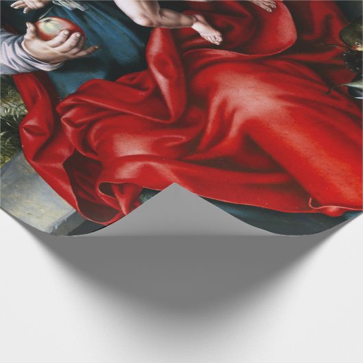 Jungfrau mit Kind Geschenkpapier (Ecke)