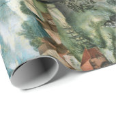 Jungfrau mit Kind Geschenkpapier (Rolleneckpunkt)