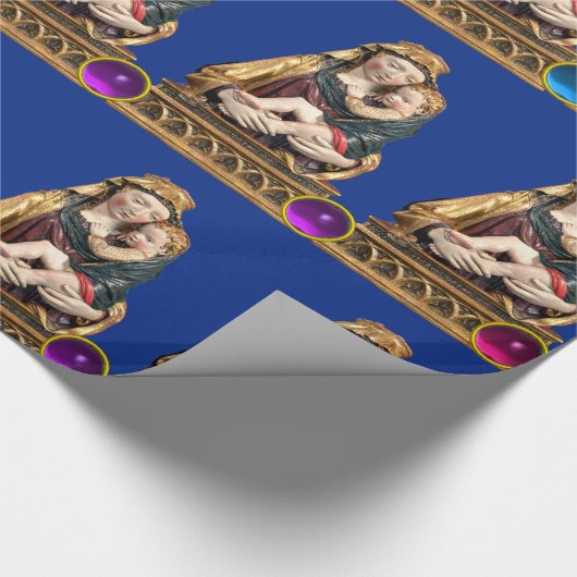 JUNGFRAU MIT KIND GESCHENKPAPIER (Ecke)