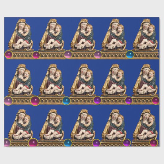 JUNGFRAU MIT KIND GESCHENKPAPIER (Flach)