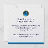 JUNGFRAU MIT KIND - KONZERT MIT ANGELN Eismetall Einladung (Rückseite)