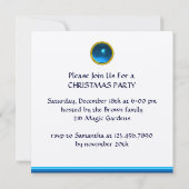 JUNGFRAU MIT KIND - KONZERT MIT ANGELS-Goldmetall Einladung (Rückseite)