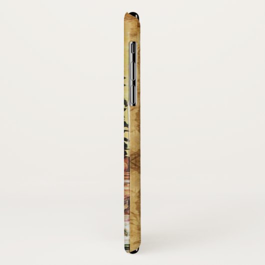 JUNGFRAU MIT KIND , Pergament Case-Mate iPhone Hülle (Hinten/Links)