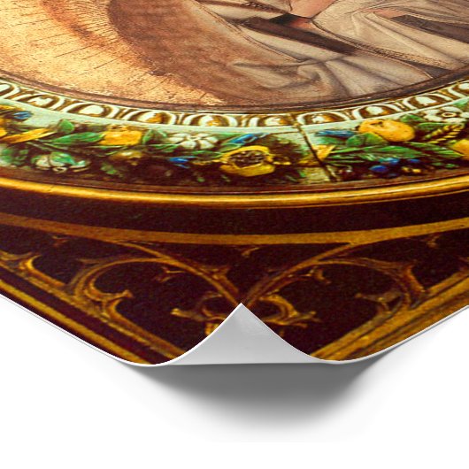 JUNGFRAU MIT KIND POSTER (Ecke)