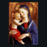 JUNGFRAU MIT KIND POSTER<br><div class="desc">Italienisches Spätmittelalterliches Meisterwerk aus Fra Beato Angelico ,  Florenz - Italien.</div>