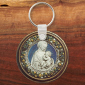 JUNGFRAU MIT KIND SCHLÜSSELANHÄNGER (Rückseite)