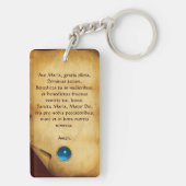 JUNGFRAU MIT KIND UND ANGELN 2 SCHLÜSSELANHÄNGER (Rückseite)