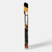 JUNGFRAU MIT KIND UND ANGELN, blau Case-Mate iPhone Hülle (Rückseite / Links)