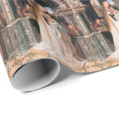 JUNGFRAU MIT KIND UND ANGELN CHRISTMAS GREETINGS GESCHENKPAPIER (Rolleneckpunkt)