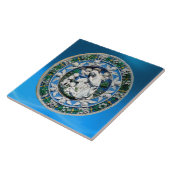 JUNGFRAU MIT KIND UND ANGELN FLIESE (Seite)